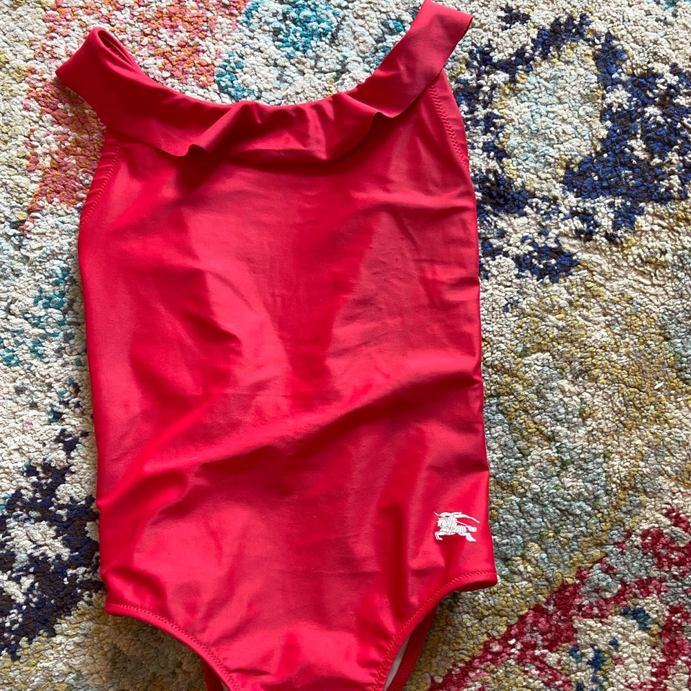 Authentic Burberry girls bathing suit size 6Y